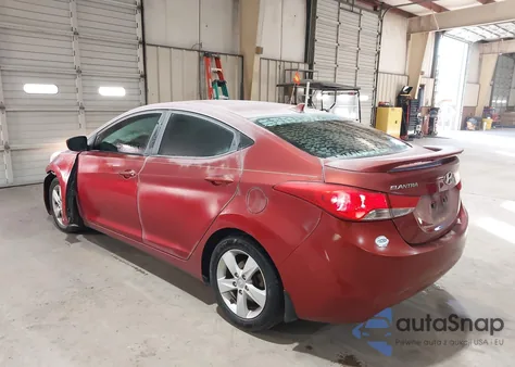 2013 Hyundai Elantra Gls from USA, damaged, VIN 5NPDH4AE2DH318495